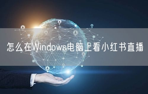 怎么在Windows电脑上看小红书直播