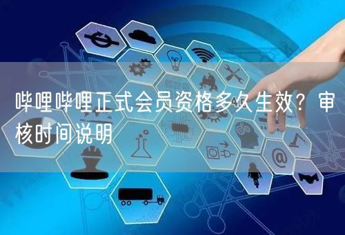哔哩哔哩正式会员资格多久生效？审核时间说明
